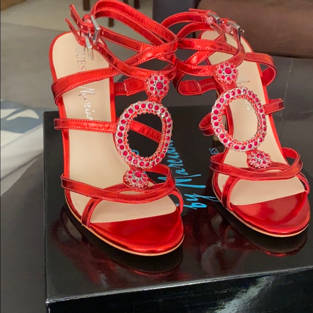 Marciano red heels
